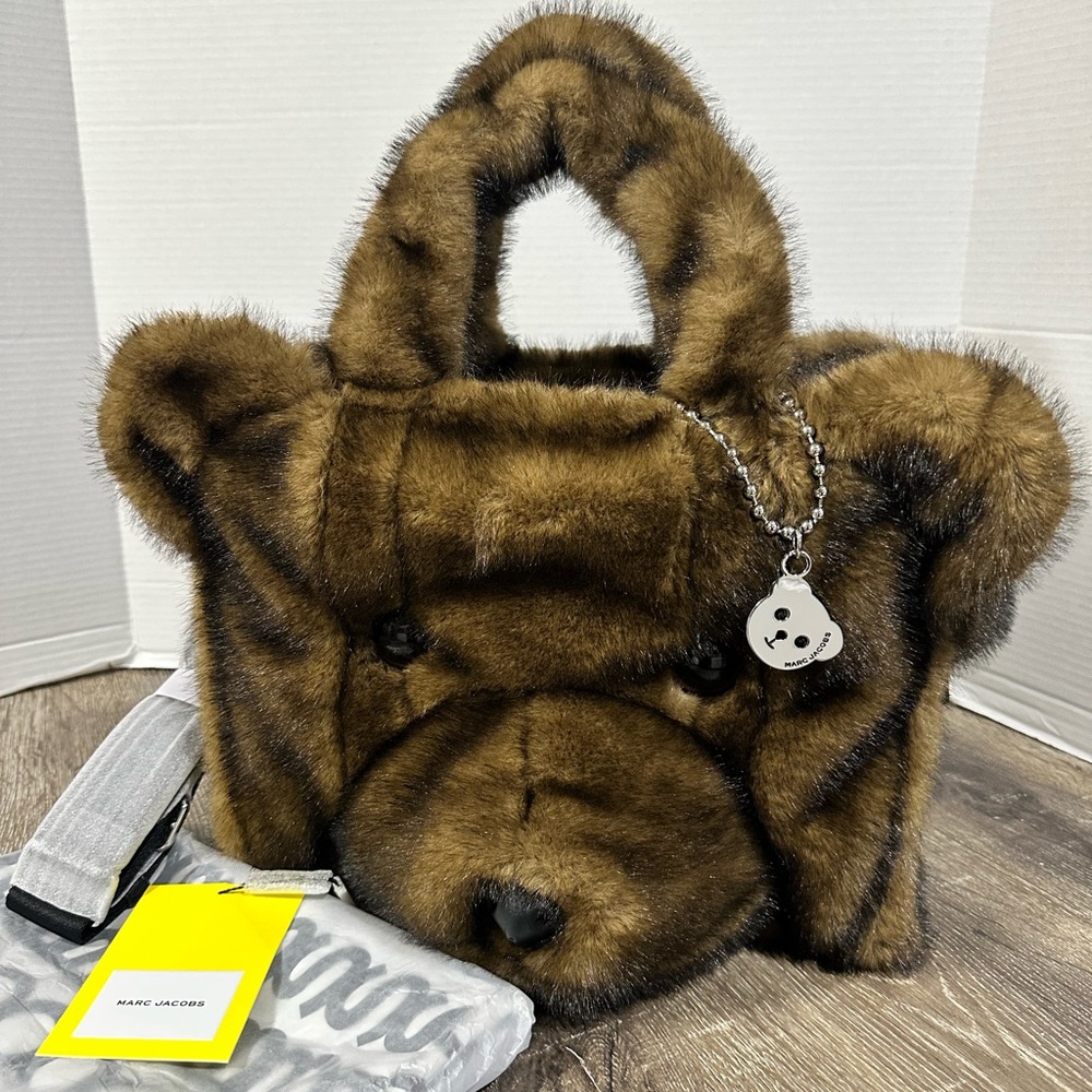 Marc Jacobs Brown Faux Fur Tote